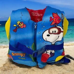 Snoopy & Friends Infant Boating Vest By Stearns Under the Sea Vintage Collector